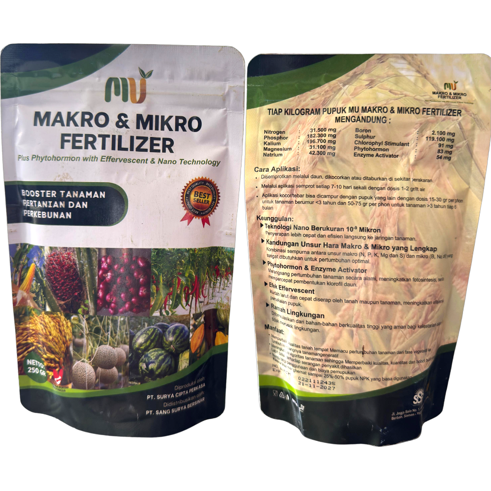 Mu Makro & Mikro Fertilizer - 250g - Image 2