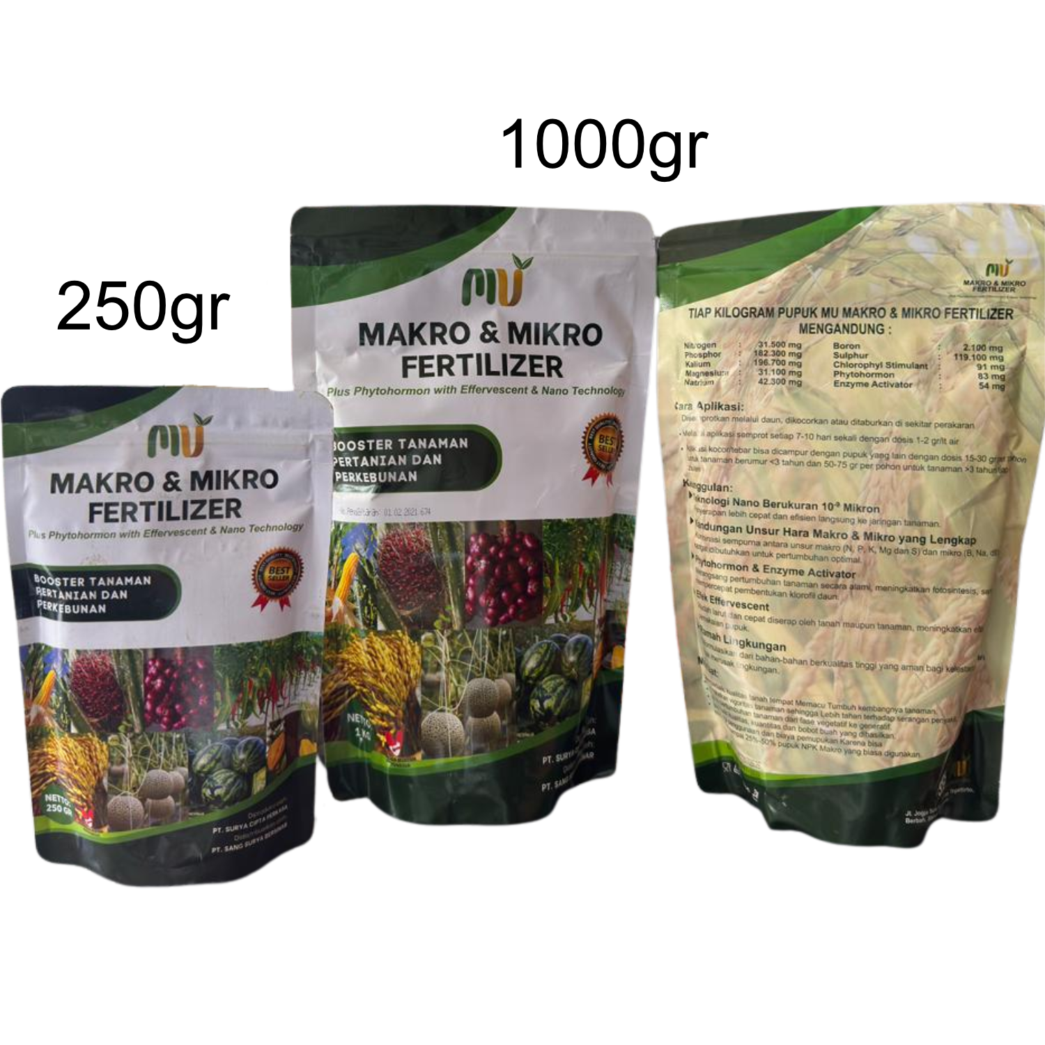 Mu Makro & Mikro Fertilizer - 1000g - Image 3